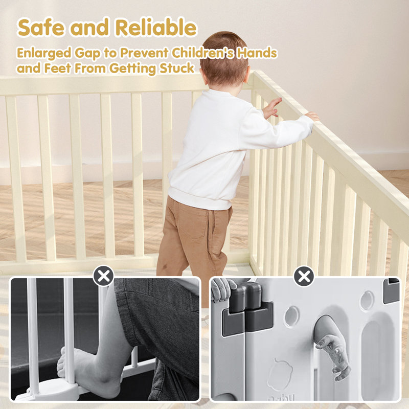 Benarita Baby Playpen Safety Gate & Reviews Wayfair